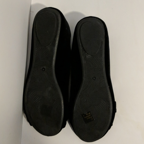 Black velvet ballet slipprs - Picture 7 of 7